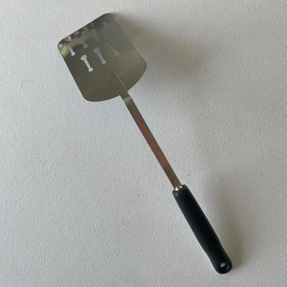 Ekco USA Vintage Chromium Plated Spatula Tuner Flipper Floral Cooking Utensil